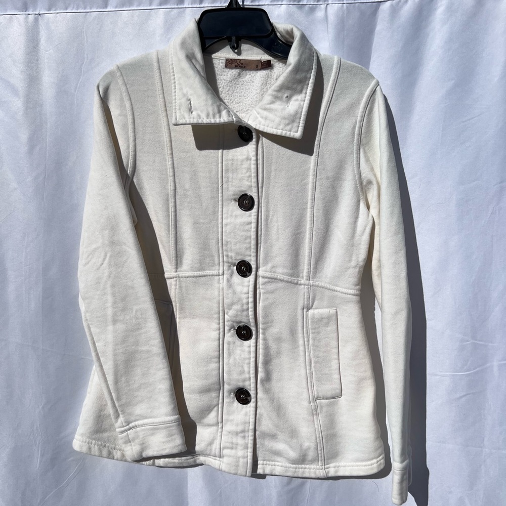 prAna Catrina Jacket in cream Size Small